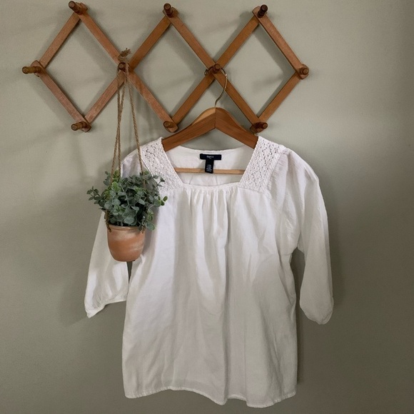 GAP Other - Gap Kids White Squareneck Top Size XXL